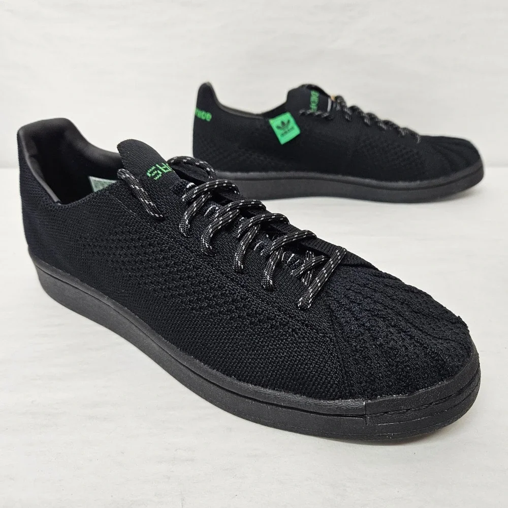 Adidas Superstar PK Pharrell‎ Williams Humanrace GX0195 Black Green Men Size 9.5